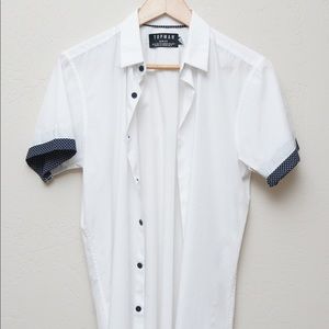 Top man short sleeve button down